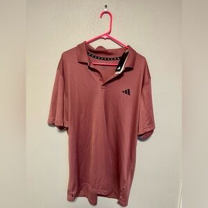Adidas Men’s XL TR-ES Short Sleeve Polo Shirt. Preloved Crimson. NWT